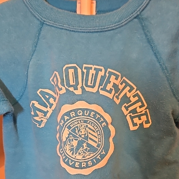 Champion Vintage Blue Kids Marquette University Sweatshirt - Picture 3 of 7